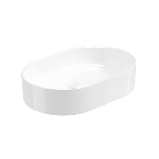 Sonas Living Oval Countertop Basin & Waste - Gloss White