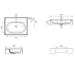 Sonas Living Vanity Basin - White - Inset Basins