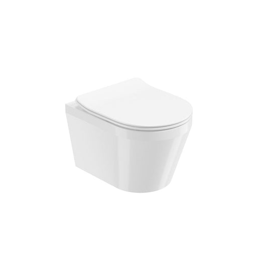 Sonas Living Wall Hung Toilet With Soft Close Seat - Gloss