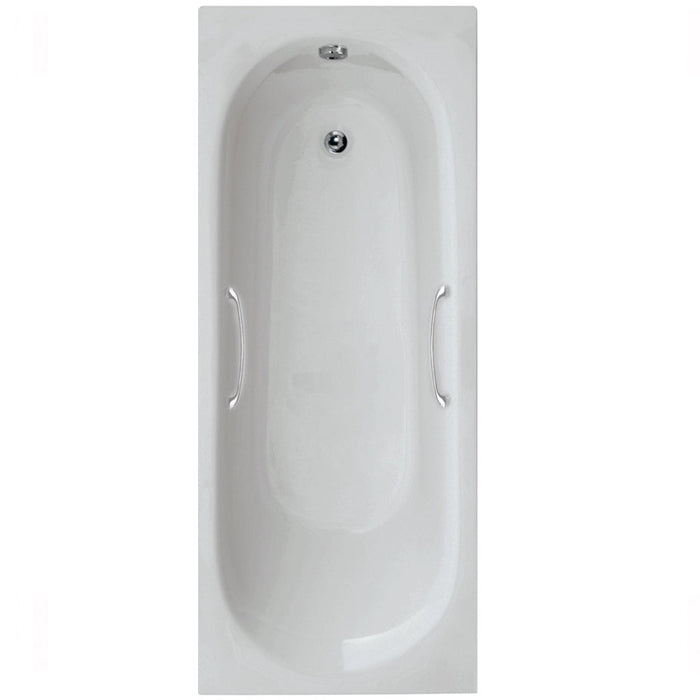 Sonas Lotus Single Ended Bath With Grips 1700mm x 700mm