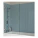 Sonas Lunar Hinged Bathscreen - 1500mm x 950mm - Polished