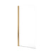 Sonas Lunar SB1 Radius Bath Screen 1400mm x 800mm 6mm Glass