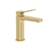 Sonas Luta Basin Mixer Tap - Brushed Gold