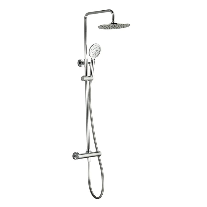 Axel Luxury Round Thermostatic Shower Kit - Showering