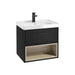 Sonas Malmo 1 Drawer Wall Hung Vanity Unit With Basin