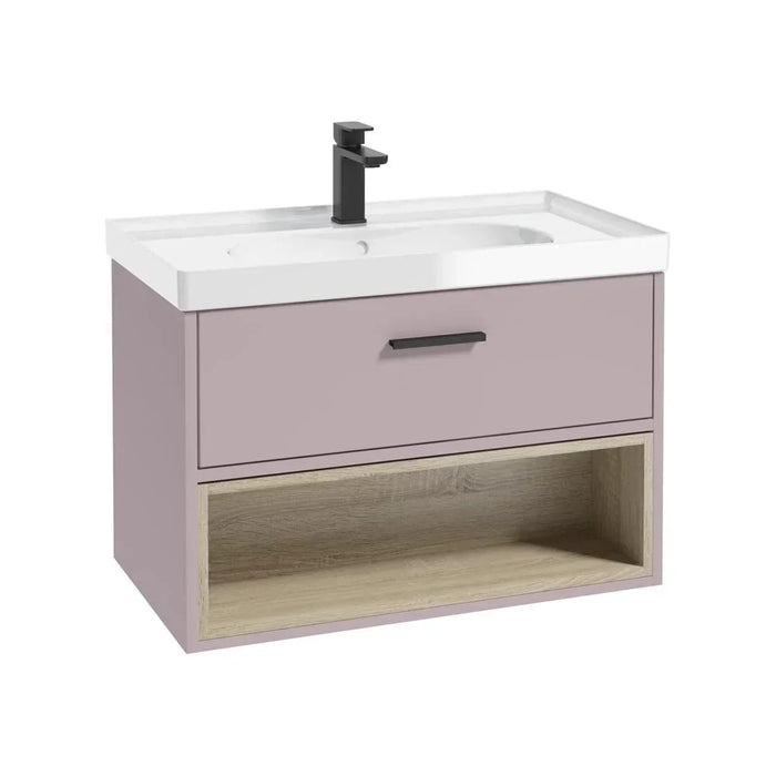 Sonas Malmo 1 Drawer Wall Hung Vanity Unit With Basin