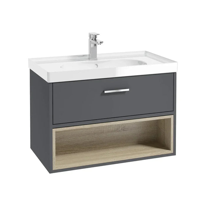 Sonas Malmo 1 Drawer Wall Hung Vanity Unit With Basin