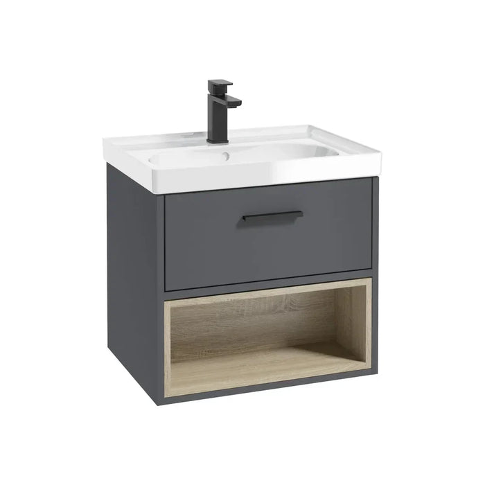 Sonas Malmo 1 Drawer Wall Hung Vanity Unit With Basin