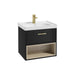 Sonas Malmo 1 Drawer Wall Hung Vanity Unit With Matt Finish