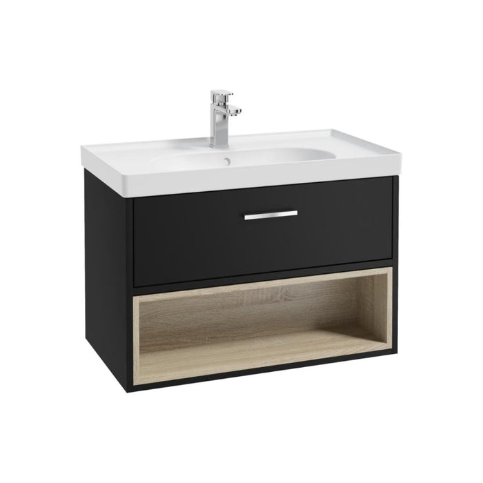 Sonas Malmo 1 Drawer Wall Hung Vanity Unit With Matt Finish