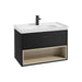 Sonas Malmo 1 Drawer Wall Hung Vanity Unit With Matt Finish