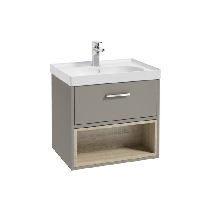 Sonas Malmo 1 Drawer Wall Hung Vanity Unit With Matt Finish