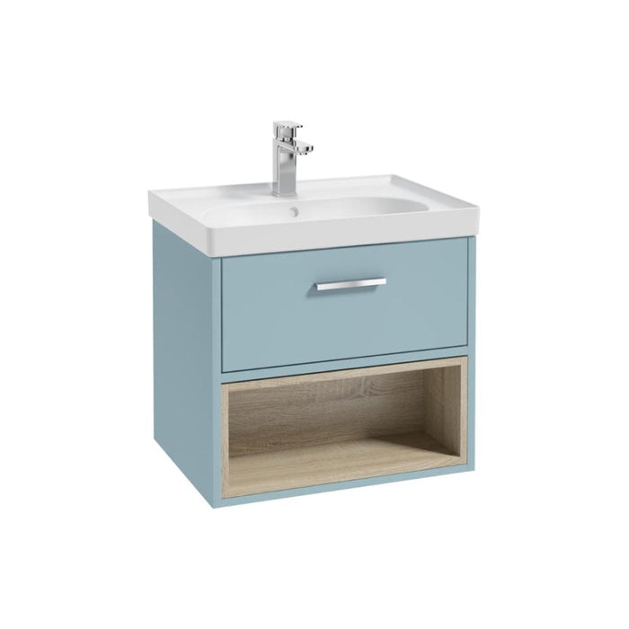 Sonas Malmo 1 Drawer Wall Hung Vanity Unit With Matt Finish