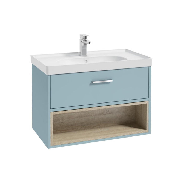 Sonas Malmo 1 Drawer Wall Hung Vanity Unit With Matt Finish