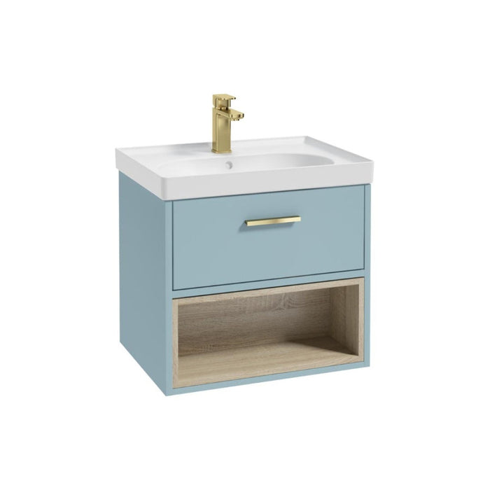 Sonas Malmo 1 Drawer Wall Hung Vanity Unit With Matt Finish