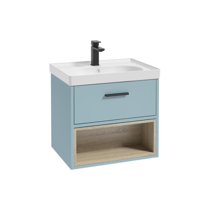 Sonas Malmo 1 Drawer Wall Hung Vanity Unit With Matt Finish