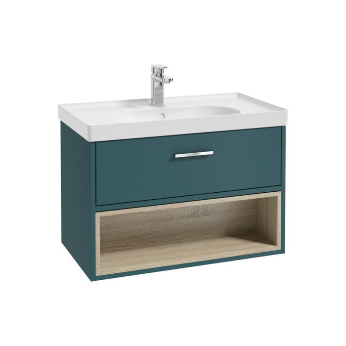 Sonas Malmo 1 Drawer Wall Hung Vanity Unit With Matt Finish