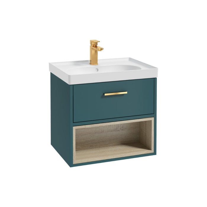 Sonas Malmo 1 Drawer Wall Hung Vanity Unit With Matt Finish