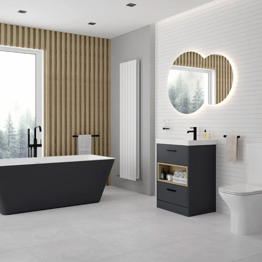 Sonas Malmo 2 Drawer Floorstanding Vanity Unit With Basin