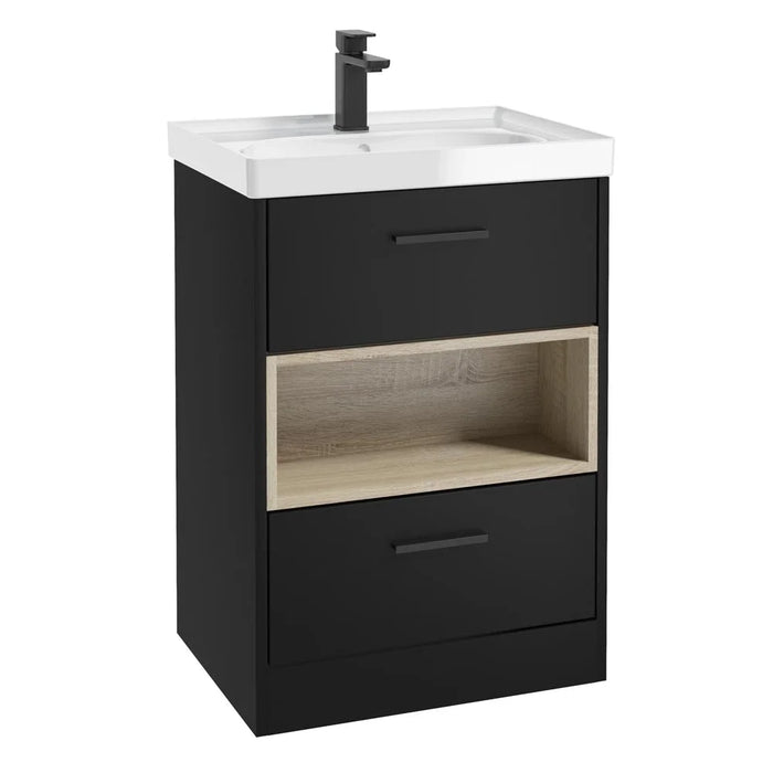 Sonas Malmo 2 Drawer Floorstanding Vanity Unit With Basin