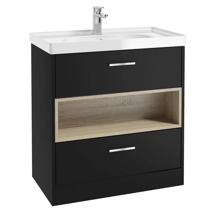 Sonas Malmo 2 Drawer Floorstanding Vanity Unit With Basin