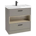 Sonas Malmo 2 Drawer Floorstanding Vanity Unit With Basin