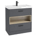 Sonas Malmo 2 Drawer Floorstanding Vanity Unit With Basin