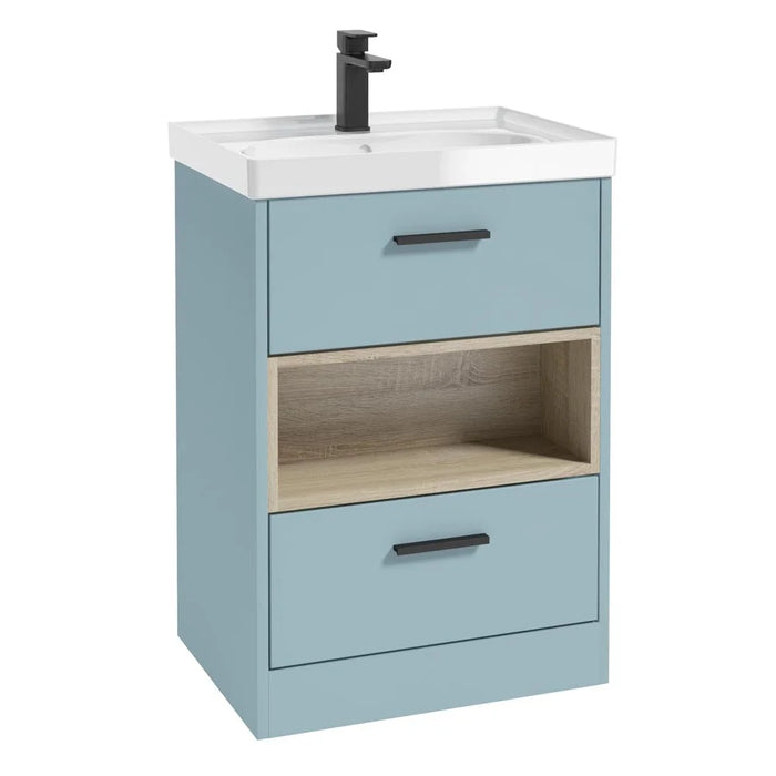 Sonas Malmo 2 Drawer Floorstanding Vanity Unit With Basin