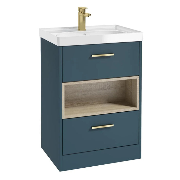 Sonas Malmo 2 Drawer Floorstanding Vanity Unit With Basin