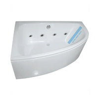 Sonas Maya Offset 8 Jet Corner Bath With Bath Panel 1500mm x