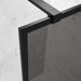 Sonas Mirage Wetroom Panel - 8mm Smoked Glass - Matt Black