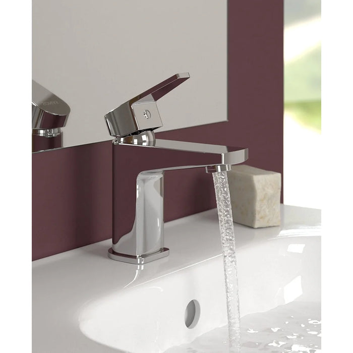 Sonas Neo Eco Flow Squre Basin Mixer Tap With Mushroom Waste