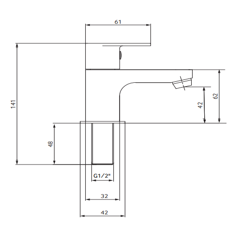 Sonas Norfolk Basin Taps - Chrome - Basin Pillar Taps