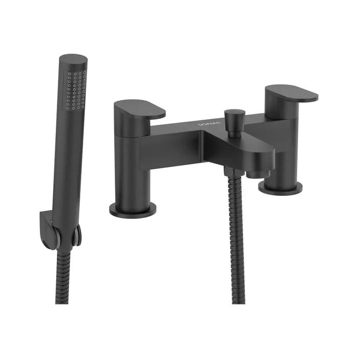 Sonas Norfolk Bath Shower Mixer Tap - Matt Black