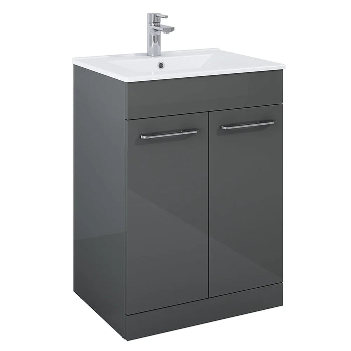 Sonas Otto Plus 600mm 2 Door Floorstanding Vanity Unit -