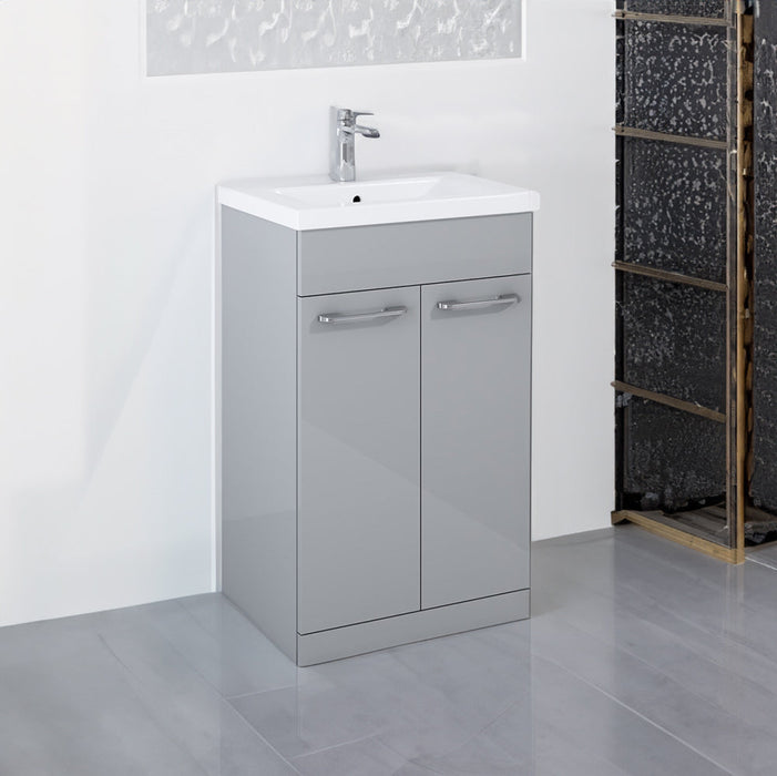 Sonas Otto Plus 600mm 2 Door Floorstanding Vanity Unit