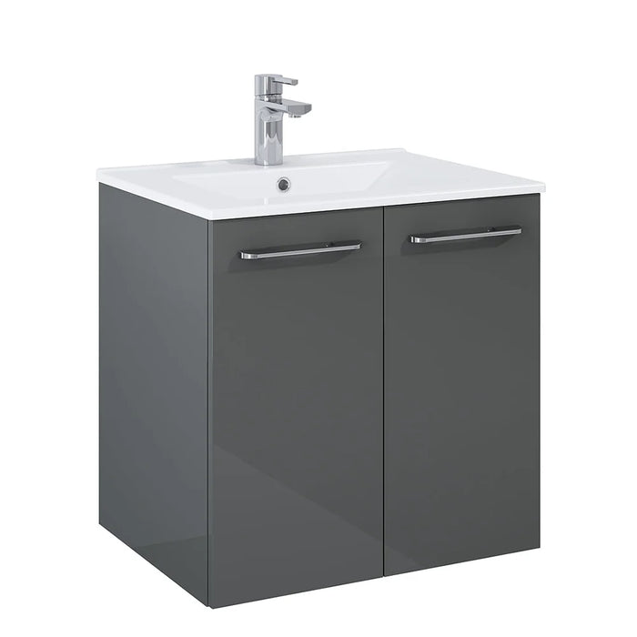 Sonas Otto Plus 600mm 2 Door Wall Hung Vanity Unit With Slim