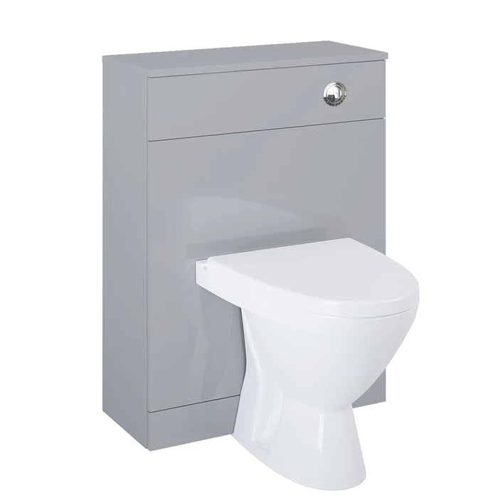 Sonas Otto Plus 600mm Back To Wall WC Unit - Gloss Light