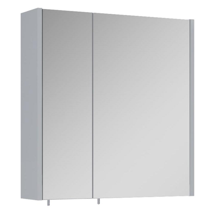 Sonas Otto Plus Mirror Cabinet - Gloss Light Grey 600mm Non