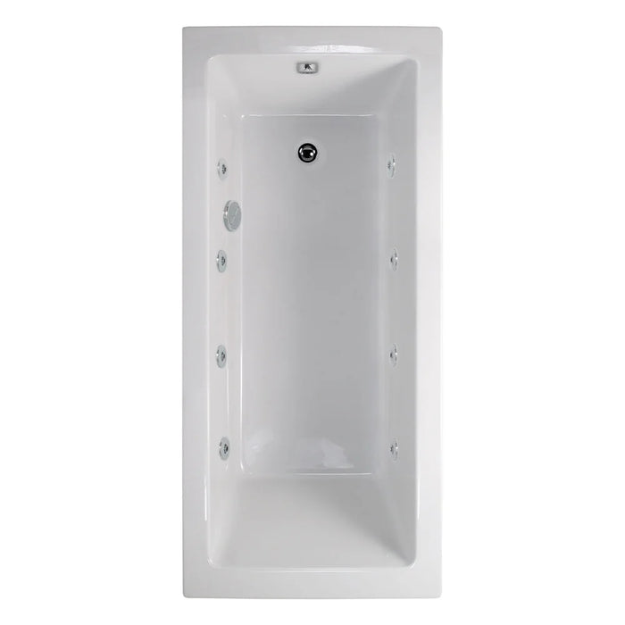 Sonas Pacific 8 Jet Single Ended Bath - 1600mm X 700mm