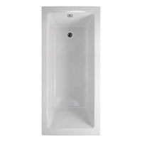 Sonas Pacific Endura Single Ended Bath - 1600mm X 700mm