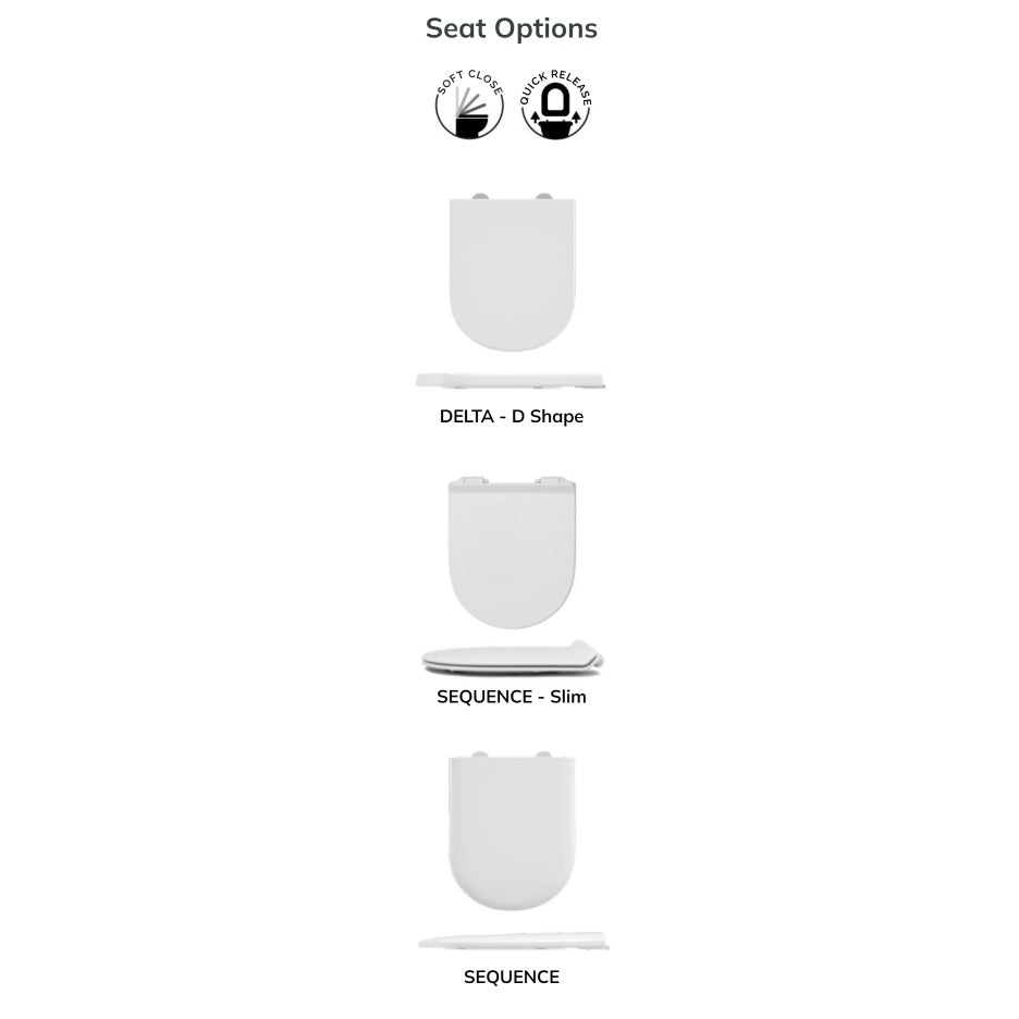 Sonas Pena Comfort Height Open Back Close Coupled Toilet