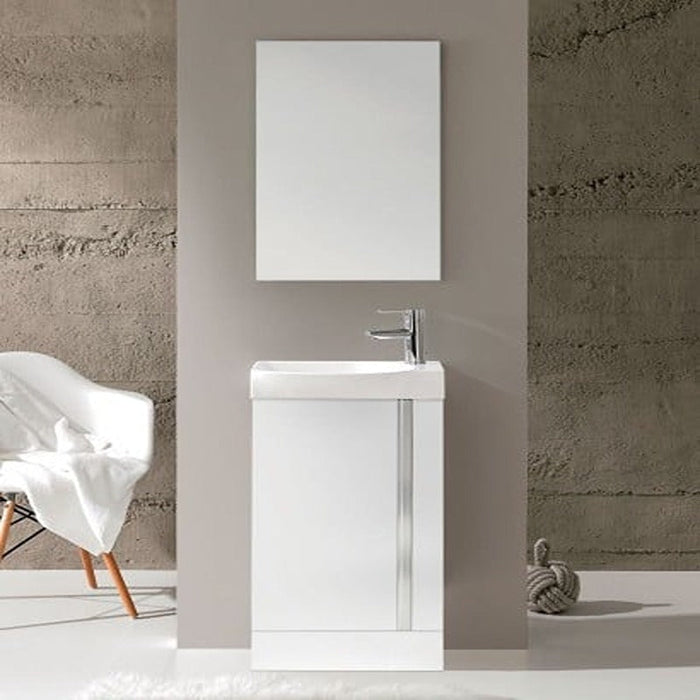 Sonas Prague 450mm 1 Door Floorstanding Vanity Unit