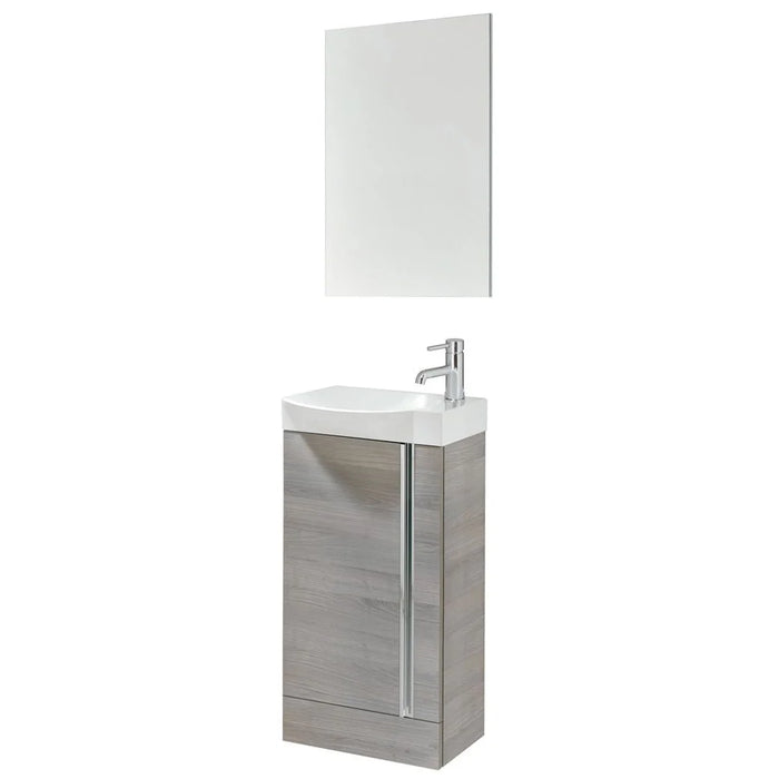 Sonas Prague 450mm 1 Door Floorstanding Vanity Unit