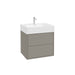 Sonas Pulse Two Drawer Wall Hung Vanity Unit With Ceramic