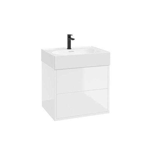 Sonas Pulse Two Drawer Wall Hung Vanity Unit With Ceramic