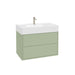 Sonas Pulse Two Drawer Wall Hung Vanity Unit With Ceramic