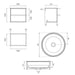 Sonas Pulse Two Drawer Wall Hung Vanity Unit
