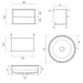 Sonas Pulse Two Drawer Wall Hung Vanity Unit