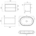 Sonas Pulse Two Drawer Wall Hung Vanity Unit